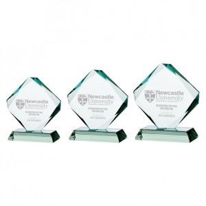 ACCORD JADE CRYSTAL GLASS AWARD - 155MM - AVAILABLE IN 3 SIZES
